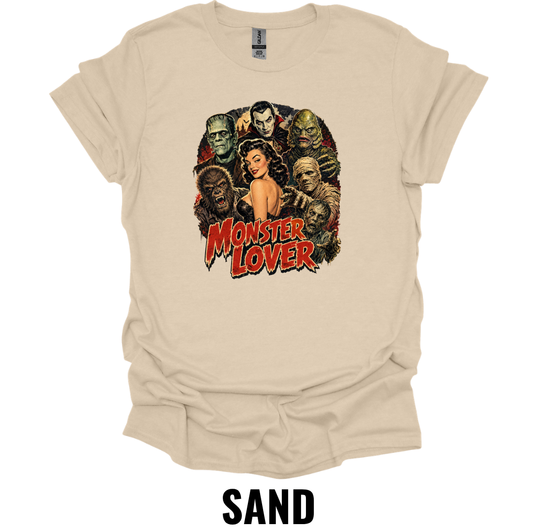 Monster Lover T-Shirt – Retro Horror Monster Tee