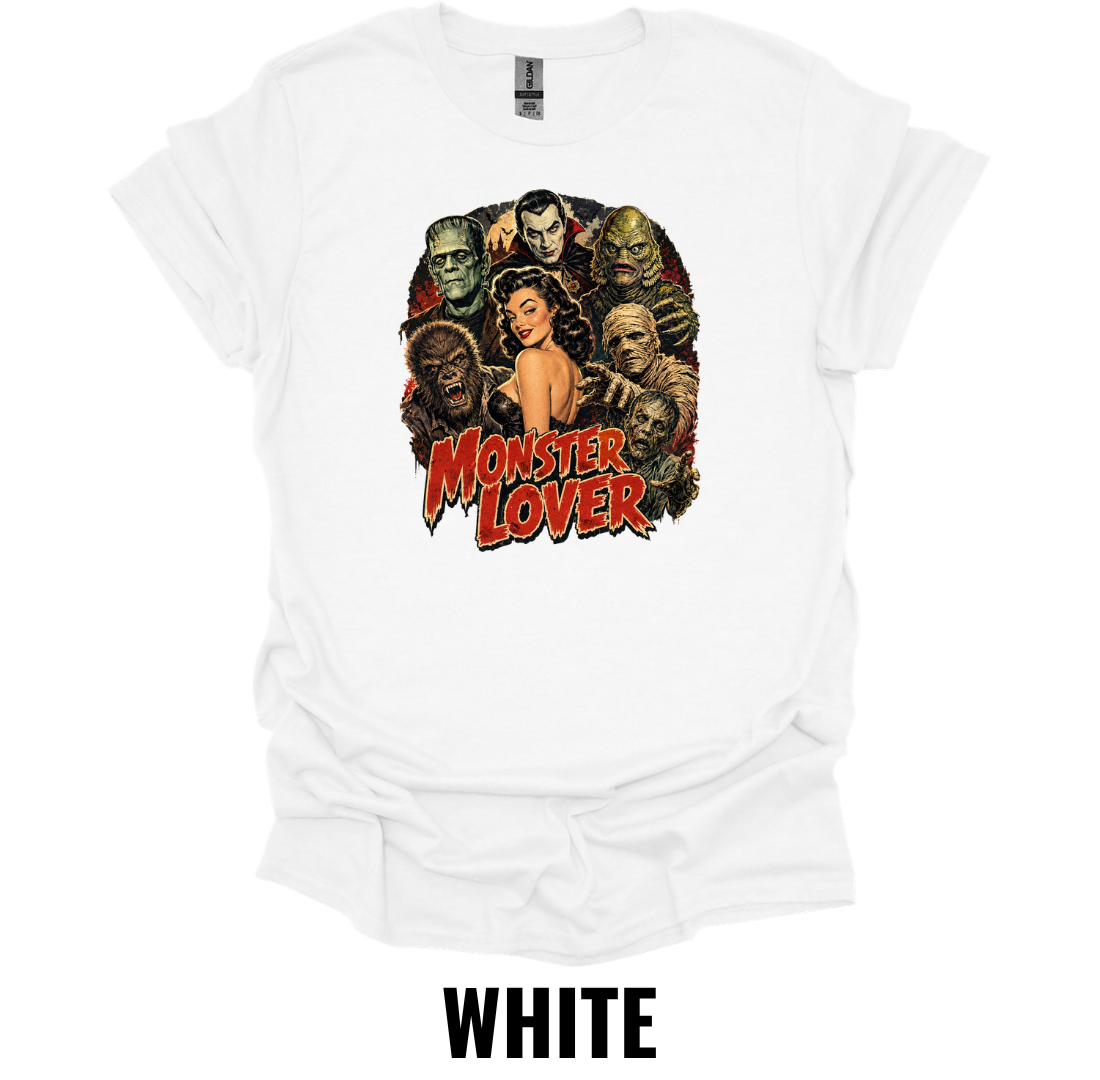 Monster Lover T-Shirt – Retro Horror Monster Tee