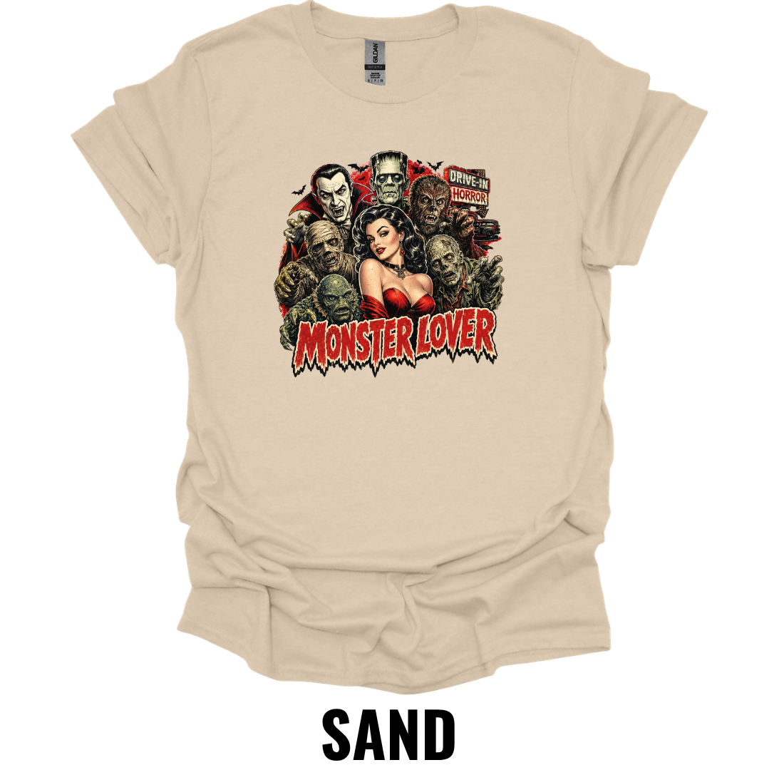Monster Lover T-Shirt – Vintage Horror Movie Tee
