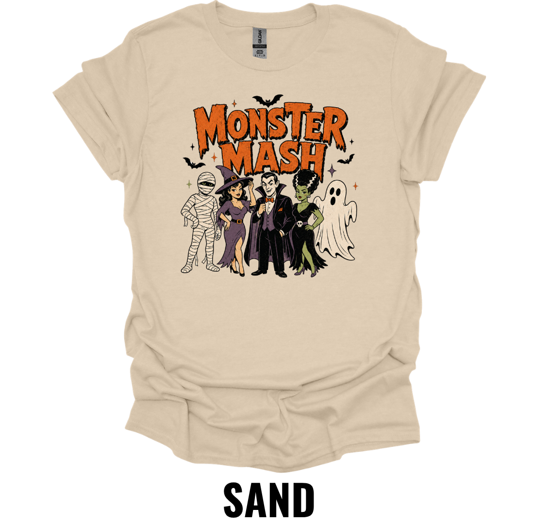 Monster Mash Halloween T-Shirt – Spooky Halloween Graphic Tee