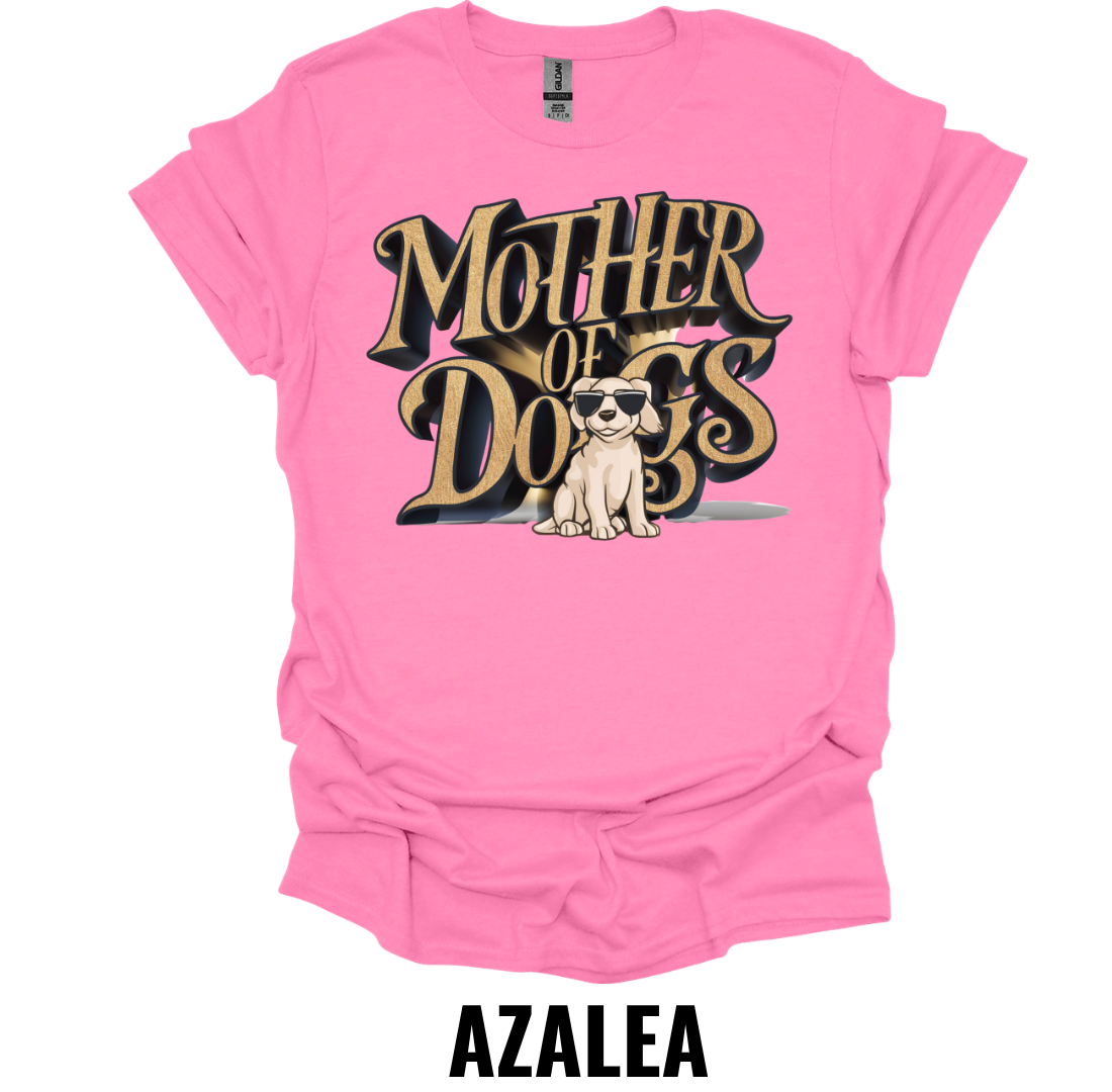 Mother of Dogs Shirt – Vintage Dog Mom Graphic T-Shirt