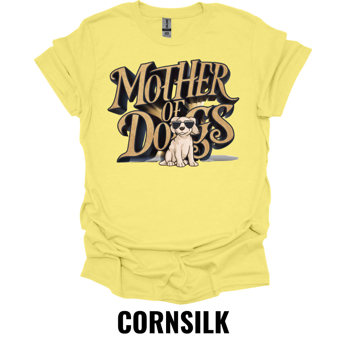 Mother of Dogs Shirt – Vintage Dog Mom Graphic T-Shirt