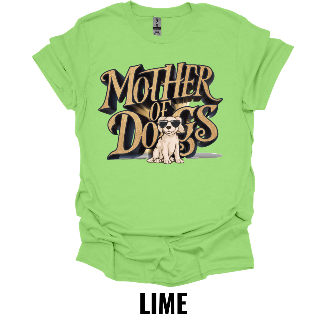 Mother of Dogs Shirt – Vintage Dog Mom Graphic T-Shirt