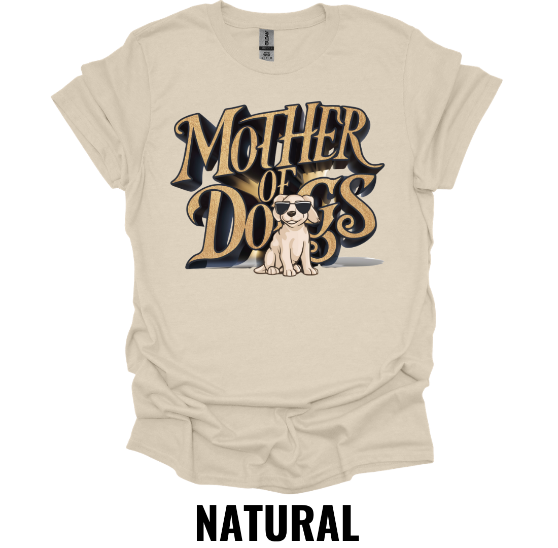Mother of Dogs Shirt – Vintage Dog Mom Graphic T-Shirt