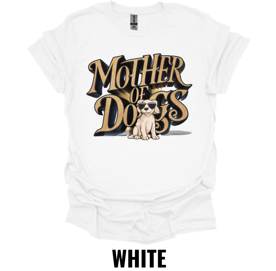 Mother of Dogs Shirt – Vintage Dog Mom Graphic T-Shirt