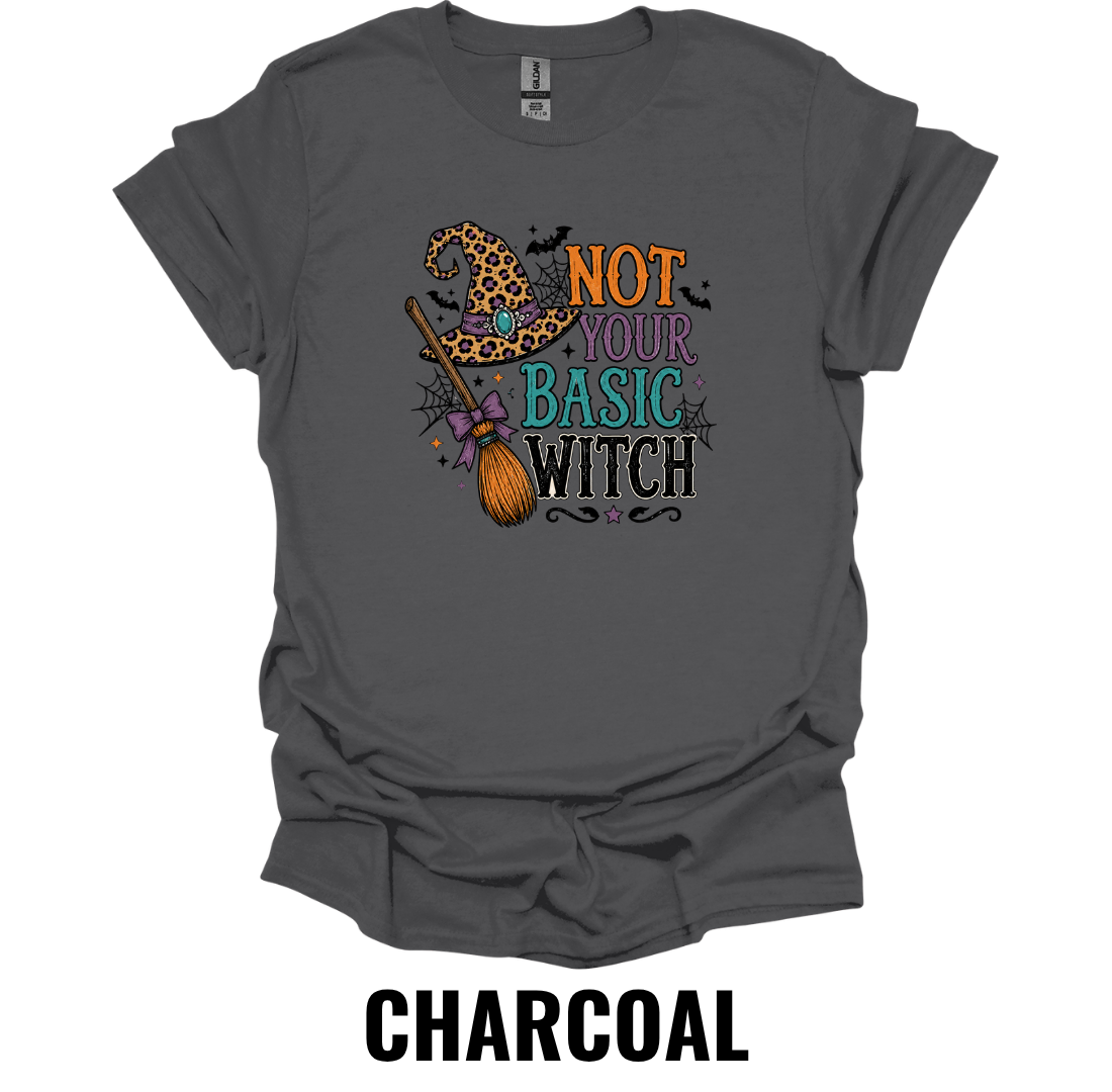 Not Your Basic Witch T-Shirt – Funny Halloween Witch Tee