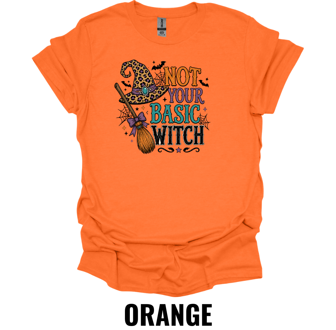 Not Your Basic Witch T-Shirt – Funny Halloween Witch Tee