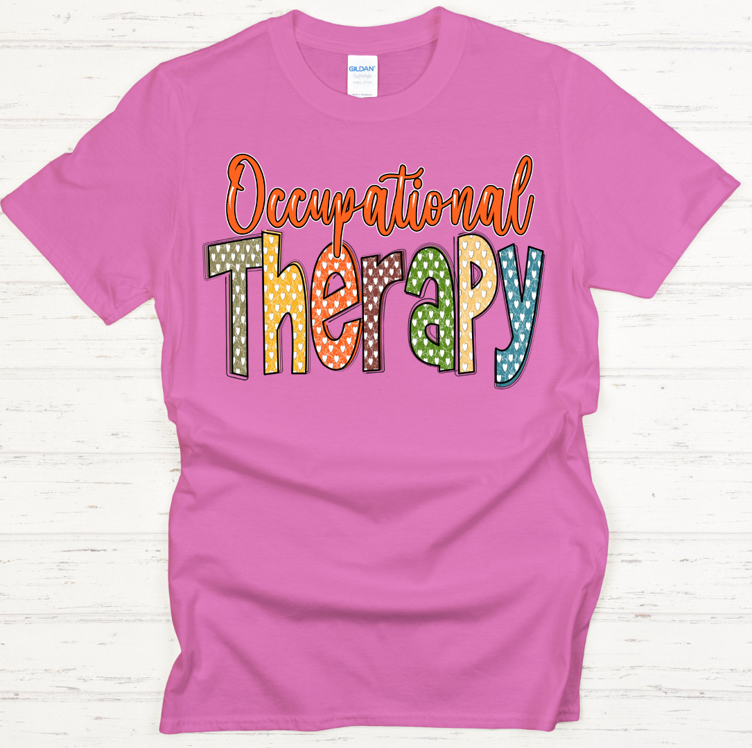 Occupational Therapy Graphic Shirt on Gildan Softstyle Tee