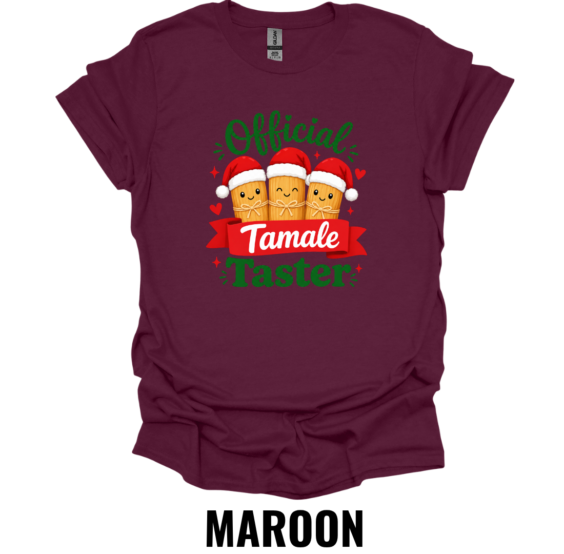 Official Tamale Taster T-Shirt – Funny Christmas Food Tee