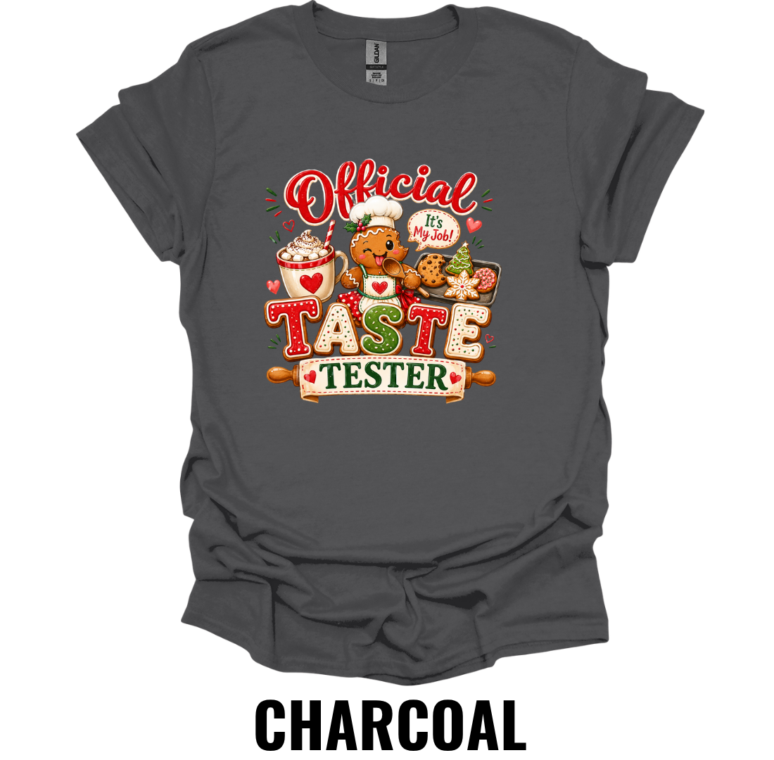 Official Taste Tester T-Shirt – Funny Christmas Baking Tee