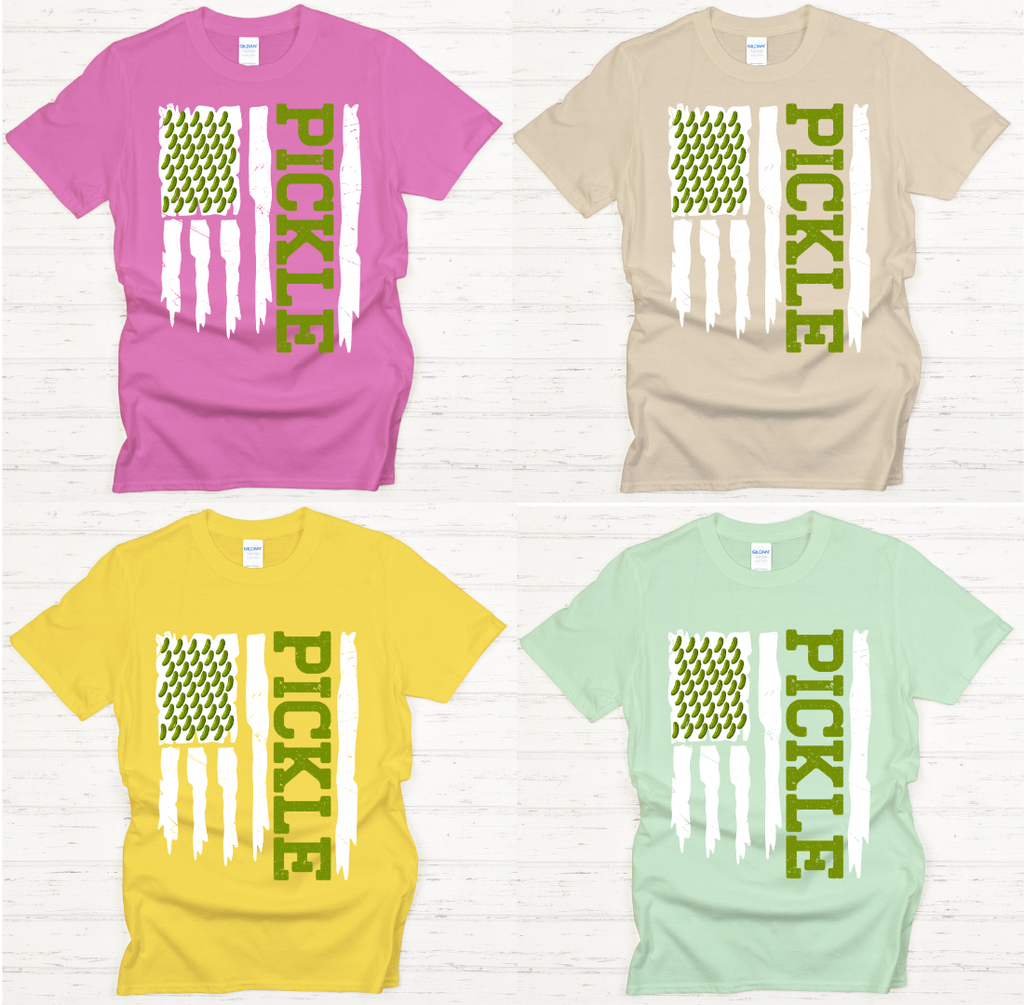 Pickle American Flag Shirt – Funny Patriotic Pickle Lover Tee