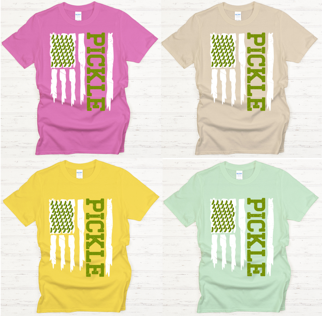 Pickle American Flag Shirt – Funny Patriotic Pickle Lover Tee
