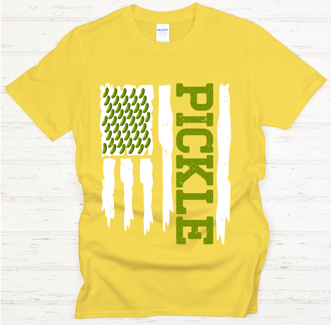 Pickle American Flag Shirt – Funny Patriotic Pickle Lover Tee