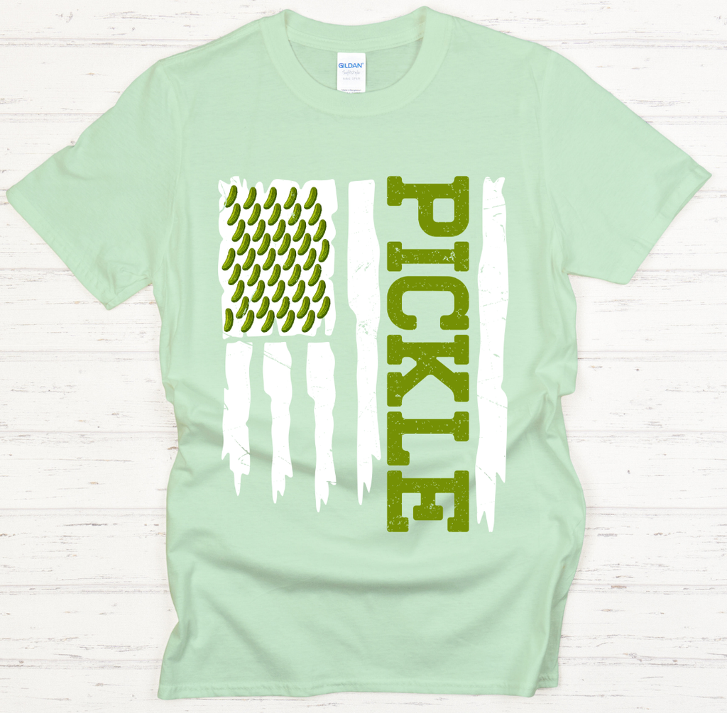 Pickle American Flag Shirt – Funny Patriotic Pickle Lover Tee