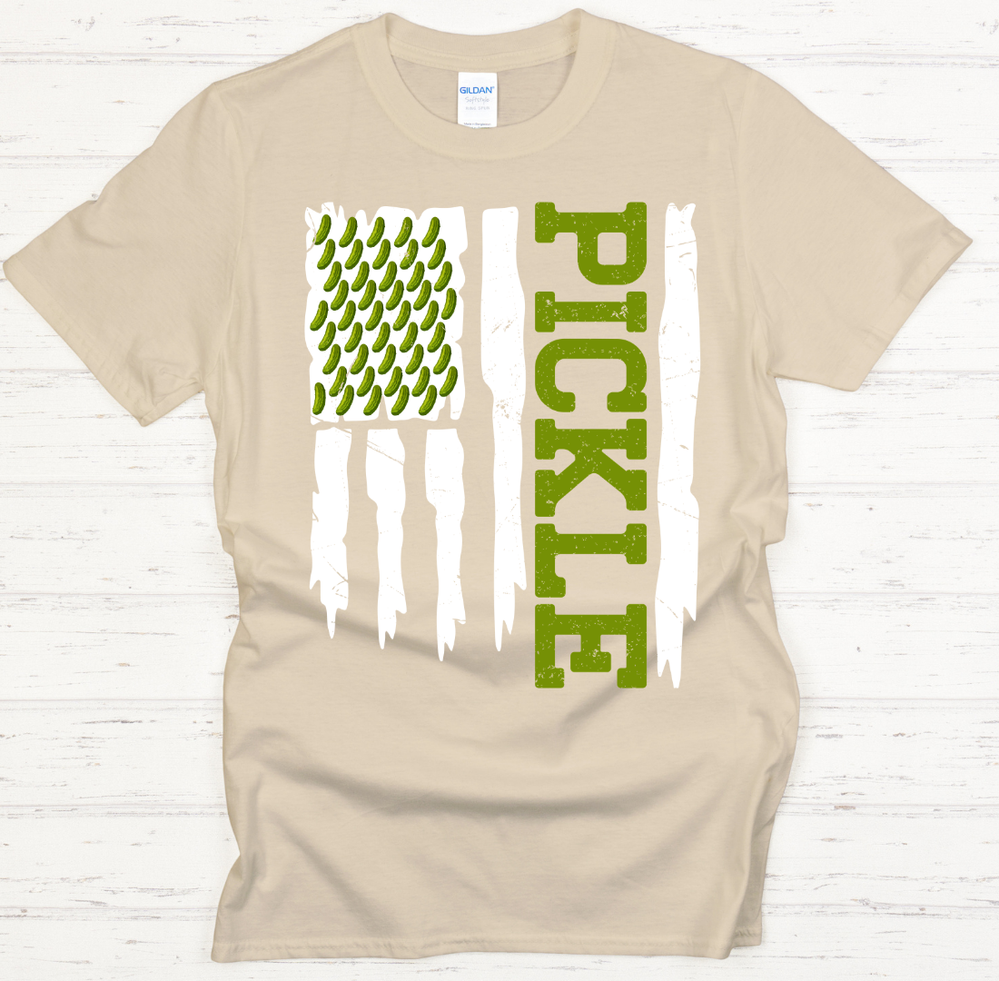 Pickle American Flag Shirt – Funny Patriotic Pickle Lover Tee