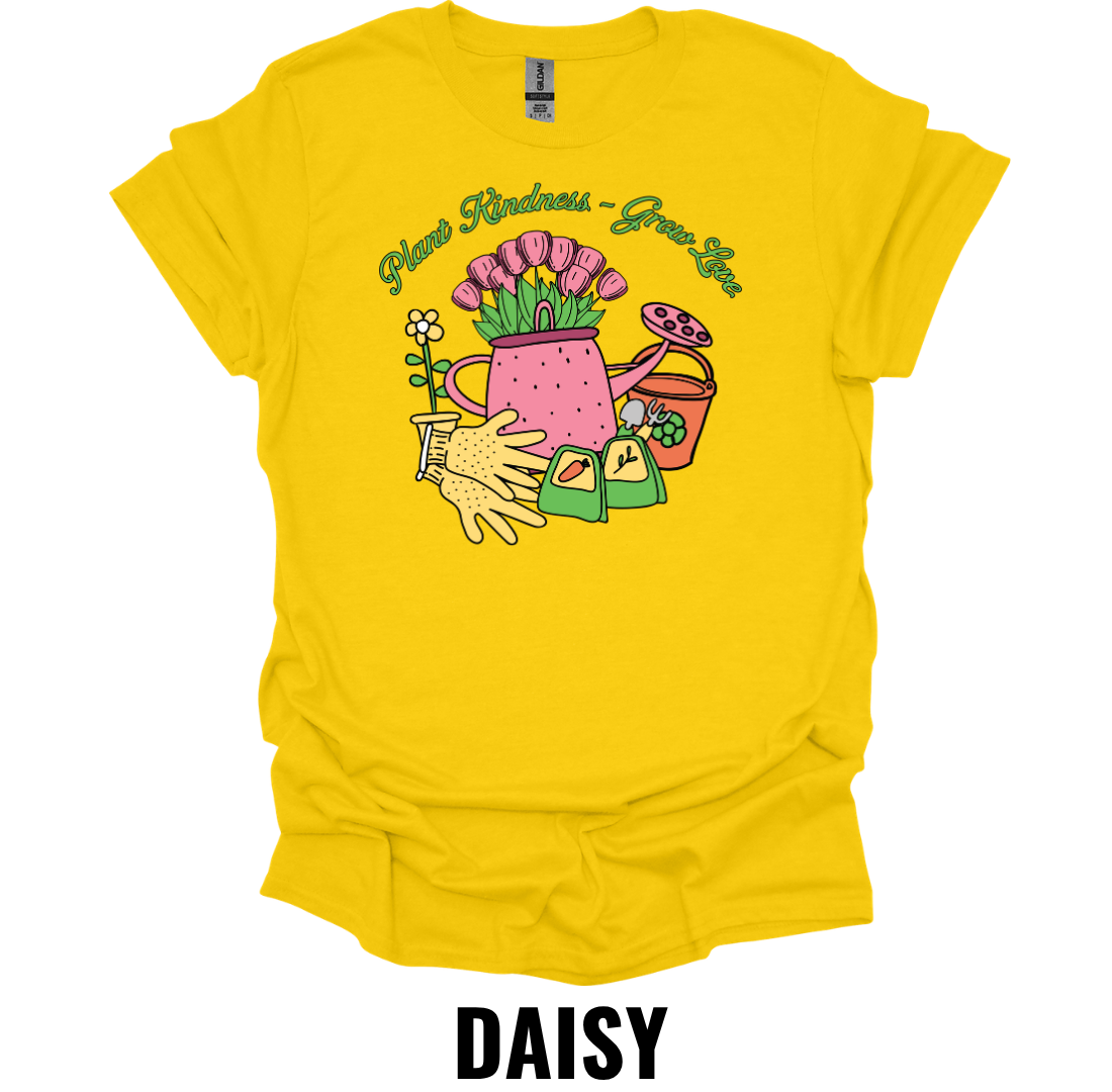 Plant Kindness Grow Joy T-Shirt – Cute Gardening Lover Graphic Tee