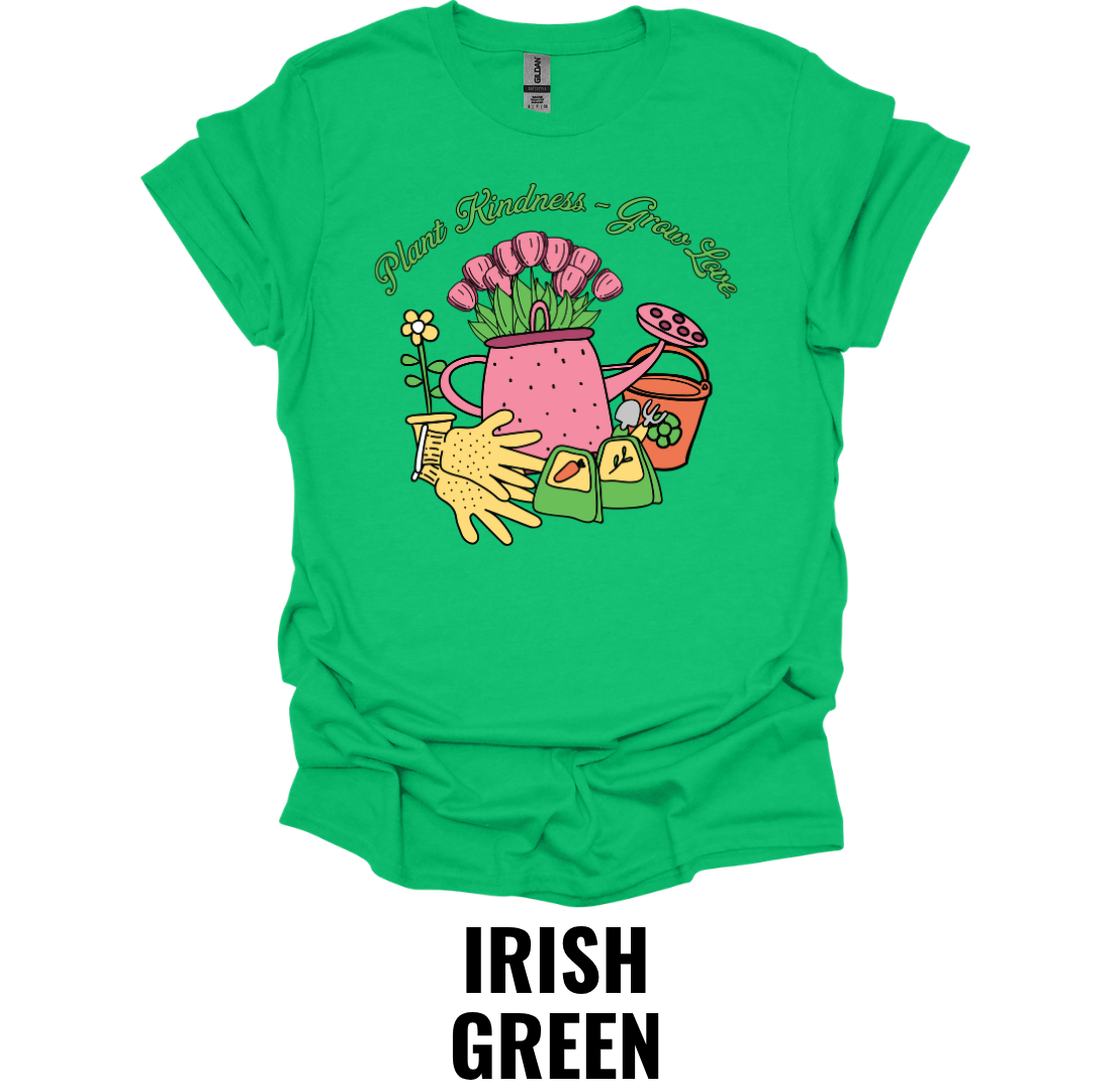 Plant Kindness Grow Joy T-Shirt – Cute Gardening Lover Graphic Tee