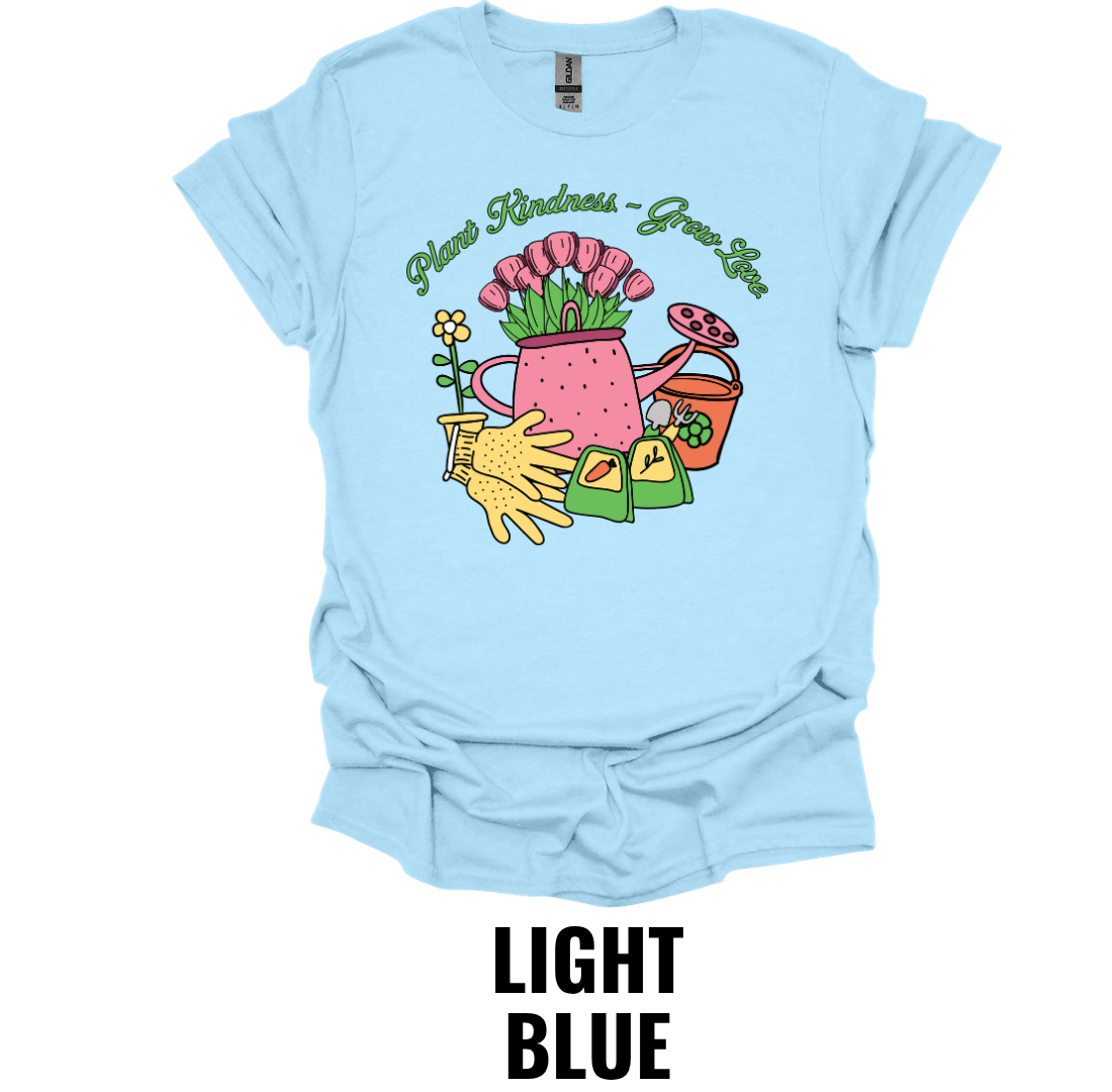 Plant Kindness Grow Joy T-Shirt – Cute Gardening Lover Graphic Tee