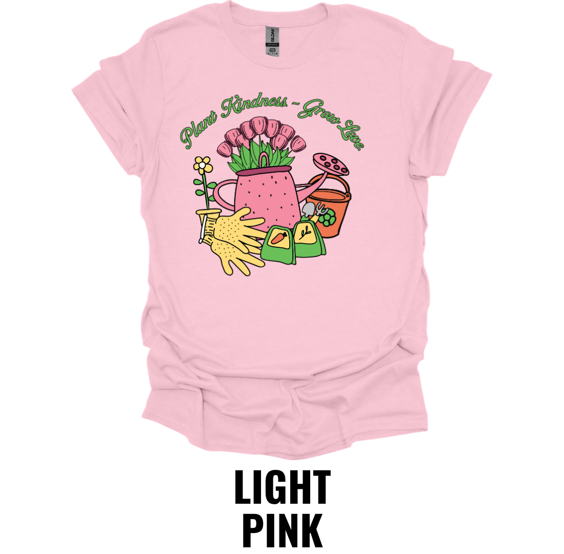 Plant Kindness Grow Joy T-Shirt – Cute Gardening Lover Graphic Tee