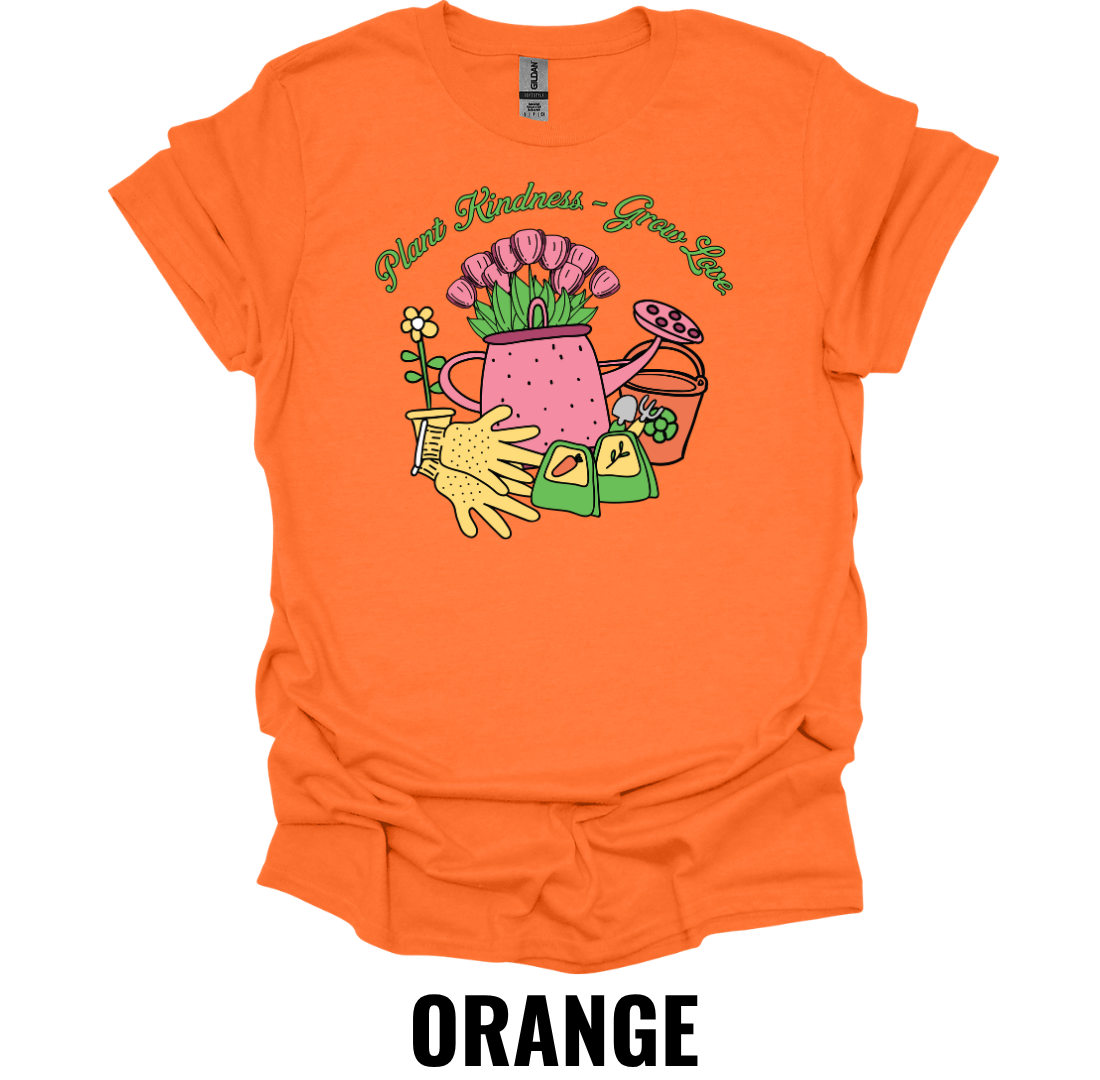 Plant Kindness Grow Joy T-Shirt – Cute Gardening Lover Graphic Tee