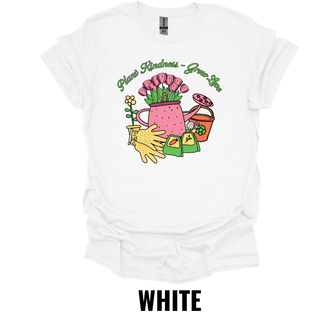 Plant Kindness Grow Joy T-Shirt – Cute Gardening Lover Graphic Tee