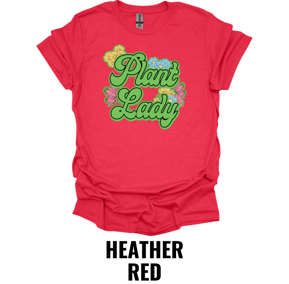 Plant Lady T-Shirt – Cute Floral Plant Lover Graphic Tee