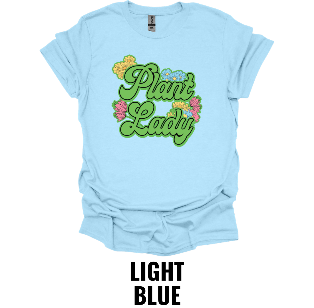 Plant Lady T-Shirt – Cute Floral Plant Lover Graphic Tee