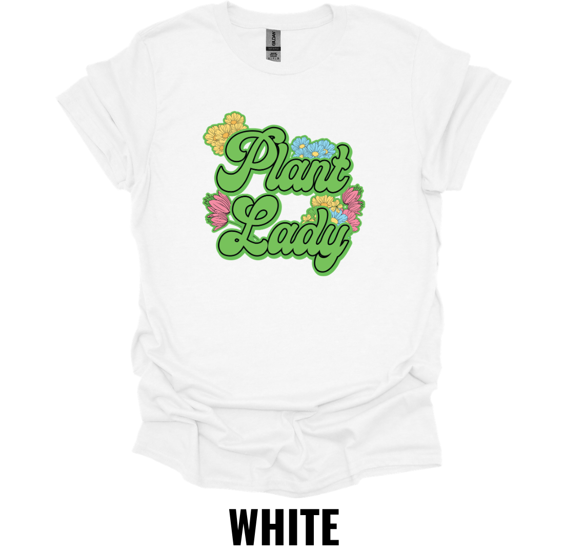 Plant Lady T-Shirt – Cute Floral Plant Lover Graphic Tee