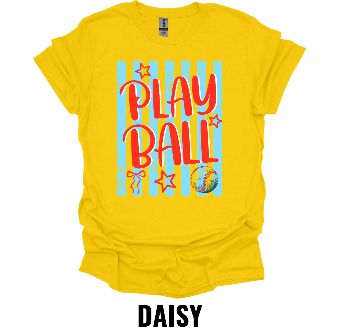 Play Ball Shirt – Baseball Graphic Game Day T-Shirt