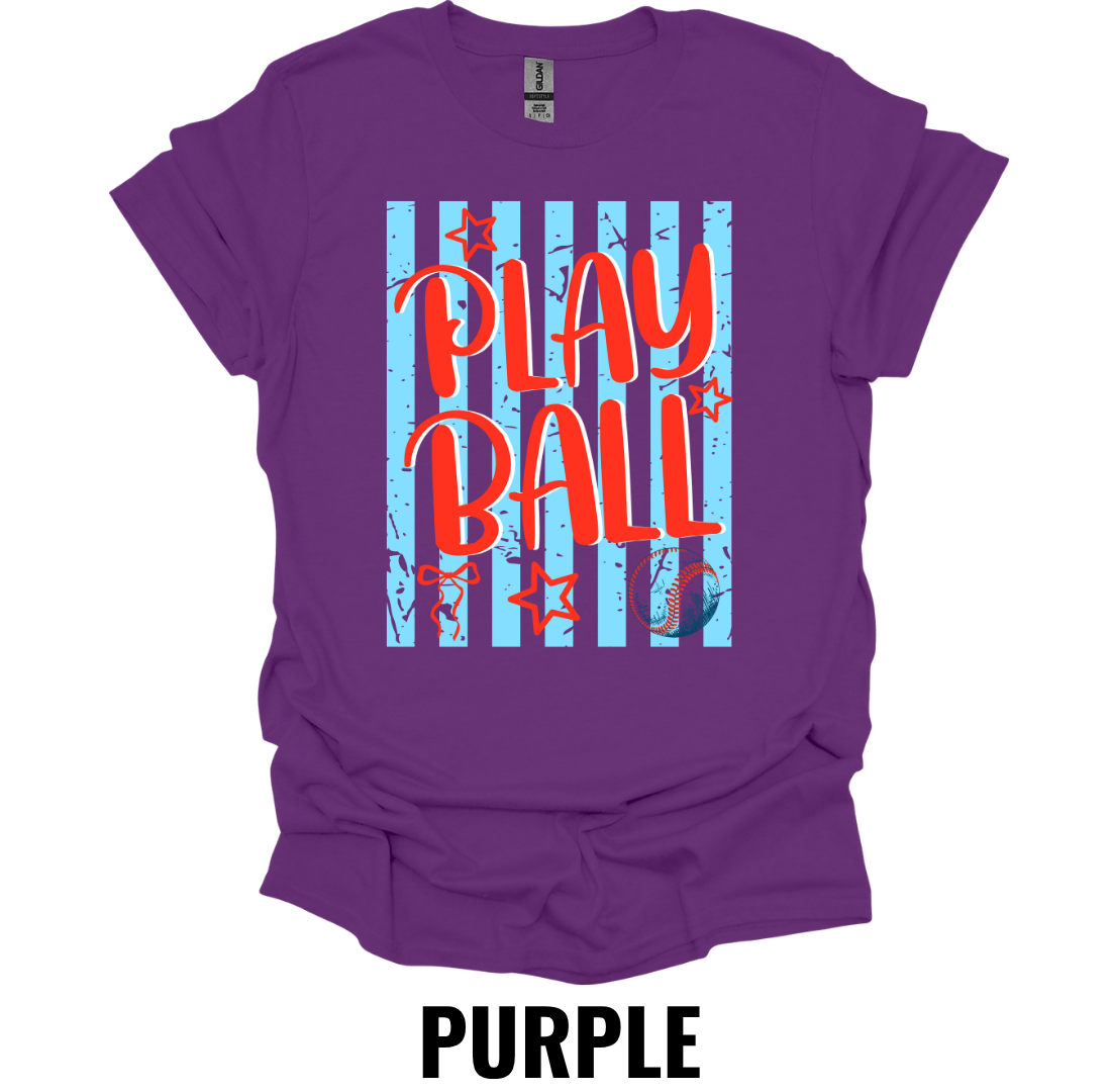 Play Ball Shirt – Baseball Graphic Game Day T-Shirt
