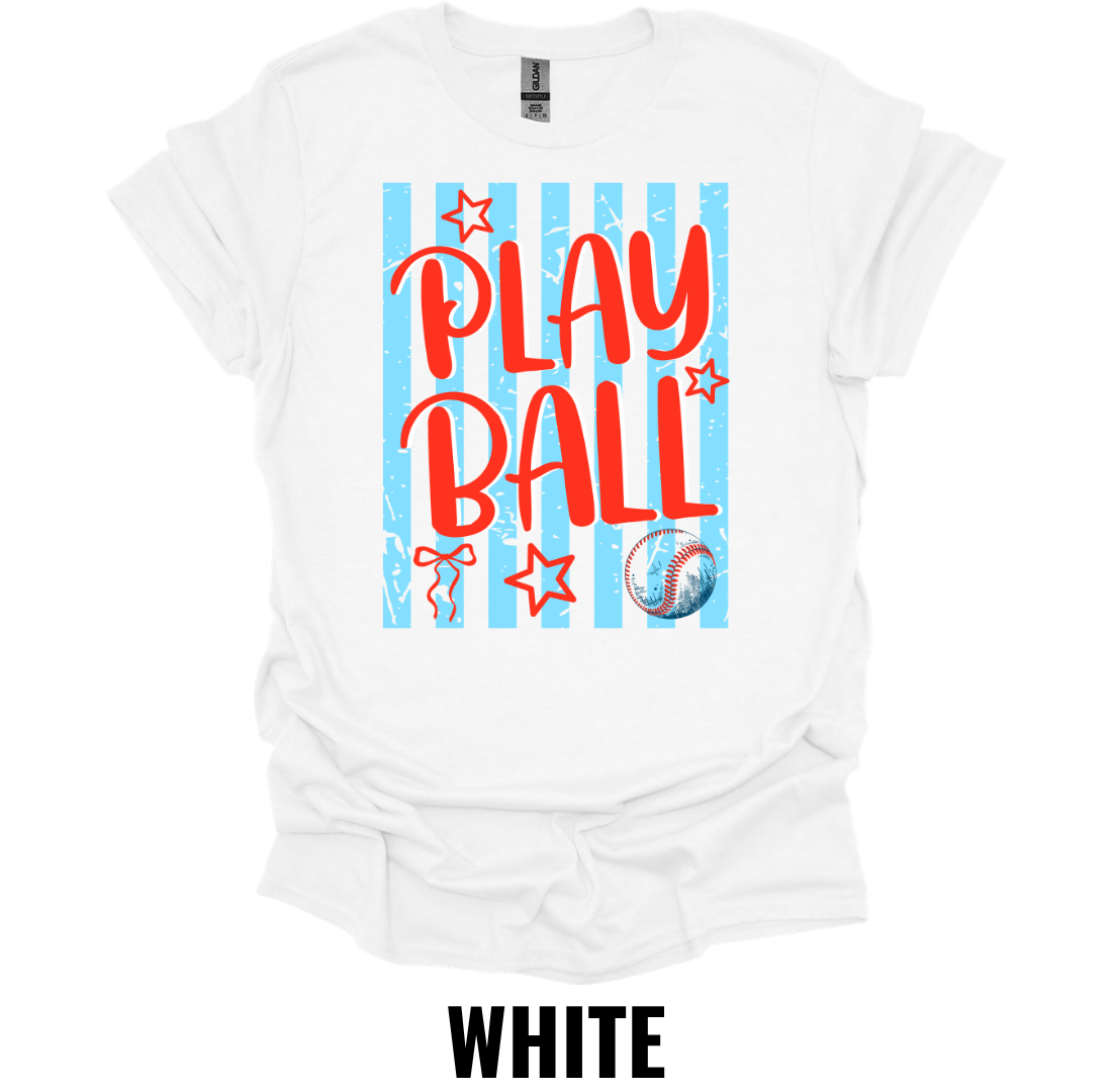 Play Ball Shirt – Baseball Graphic Game Day T-Shirt