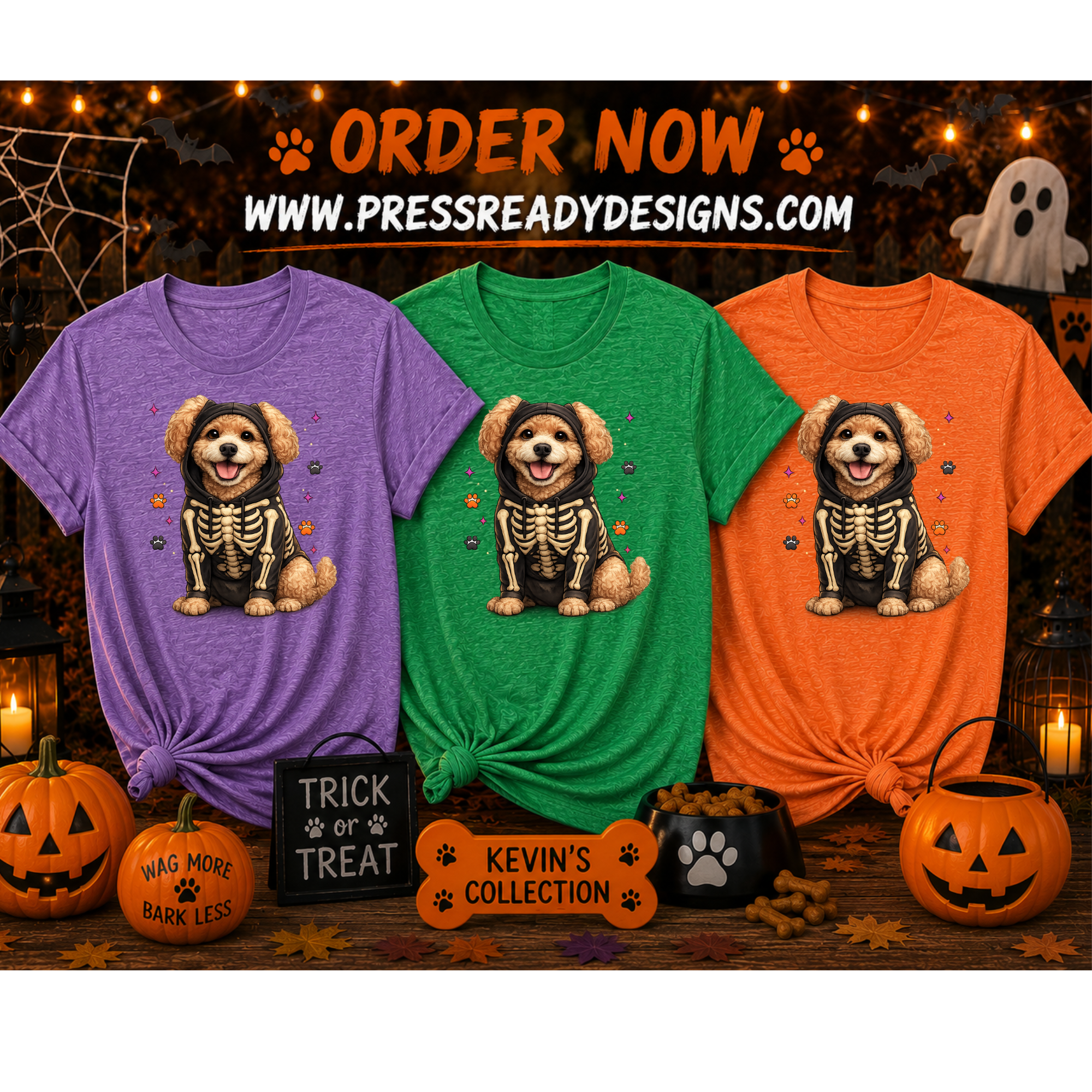 Skeleton Poodle Dog Hoodie Shirt