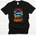 Salty But Sweet Fish Lover Shirt on Gildan Softstyle Tee