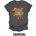 Santa Stop Here Youth Christmas T-Shirt – Cute Santa Stop Here Holiday Tee for Kids