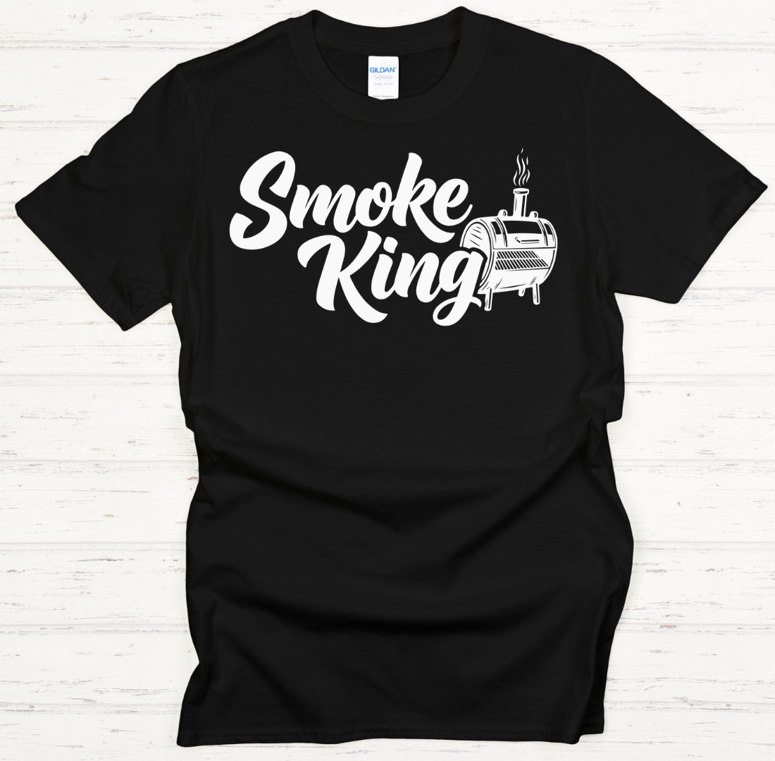 Smoke King BBQ Smoker Graphic T-Shirt | Gildan Softstyle Tee