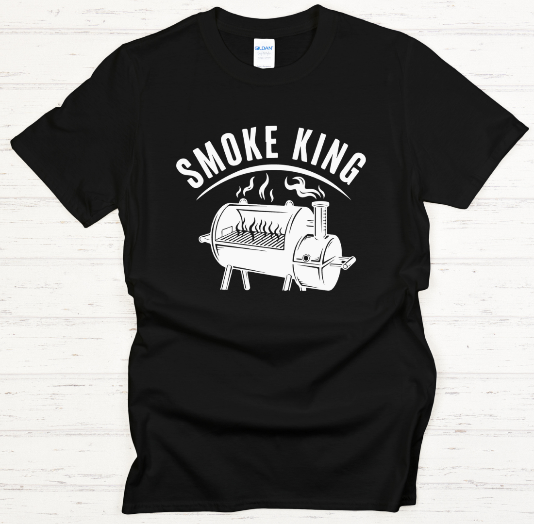 Smoke King BBQ Smoker Graphic T-Shirt | Gildan Softstyle Tee