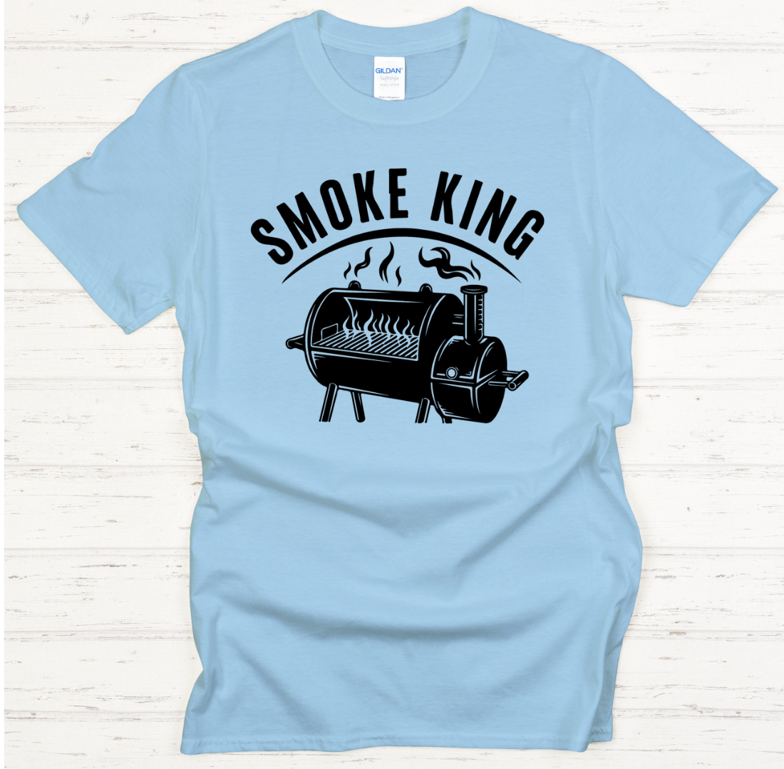 Smoke King BBQ Smoker Graphic T-Shirt | Gildan Softstyle Tee