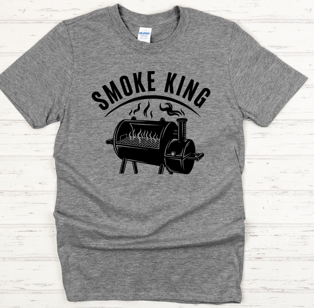 Smoke King BBQ Smoker Graphic T-Shirt | Gildan Softstyle Tee