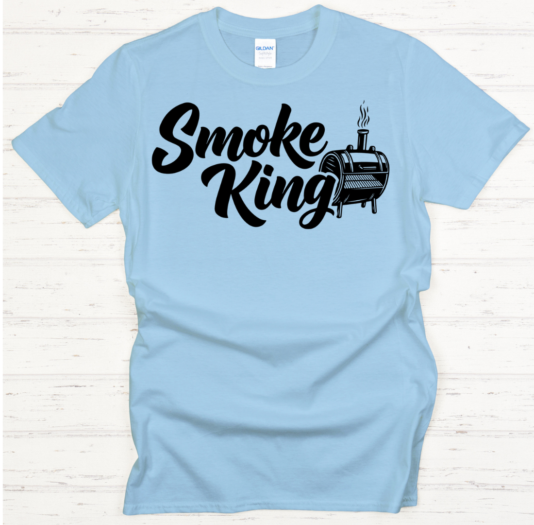 Smoke King BBQ Smoker Graphic T-Shirt | Gildan Softstyle Tee