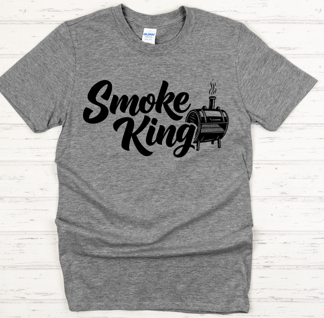 Smoke King BBQ Smoker Graphic T-Shirt | Gildan Softstyle Tee