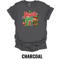 Snack Size Elf Youth Christmas T-Shirt – Cute Kids Christmas Graphic Tee