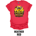 Softball Mom T-Shirt – Leopard Bow Game Day Tee