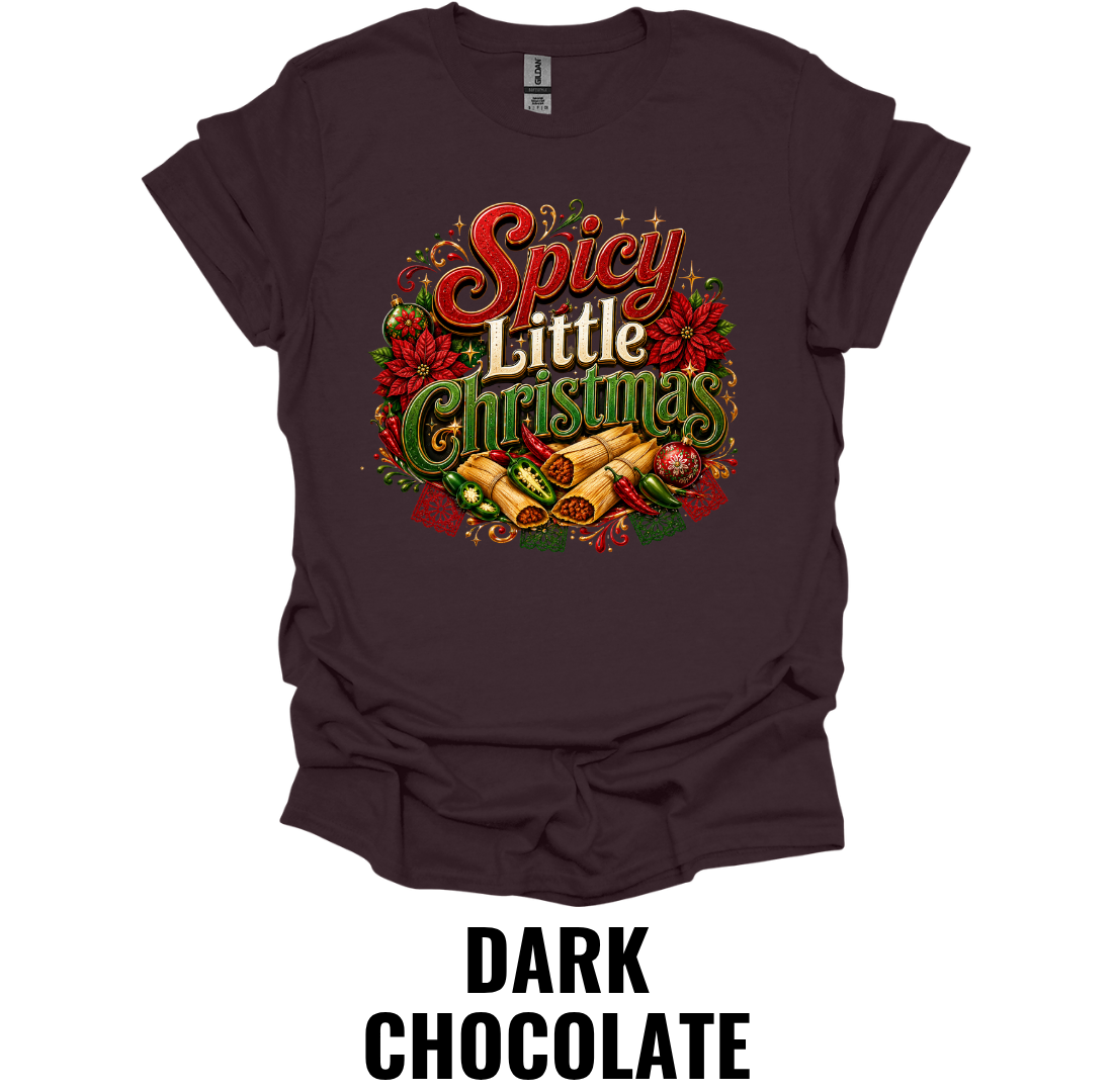 Spicy Little Christmas T-Shirt – Funny Holiday Tamale Tee
