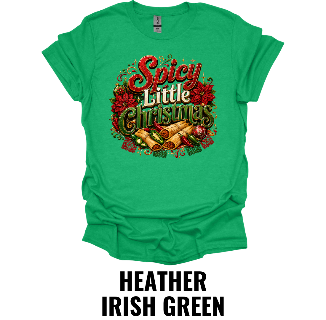 Spicy Little Christmas T-Shirt – Funny Holiday Tamale Tee