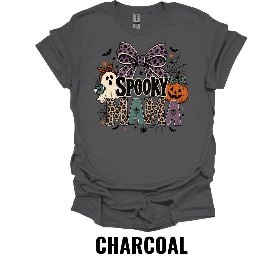Spooky Mama T-Shirt – Cute Halloween Ghost Tee