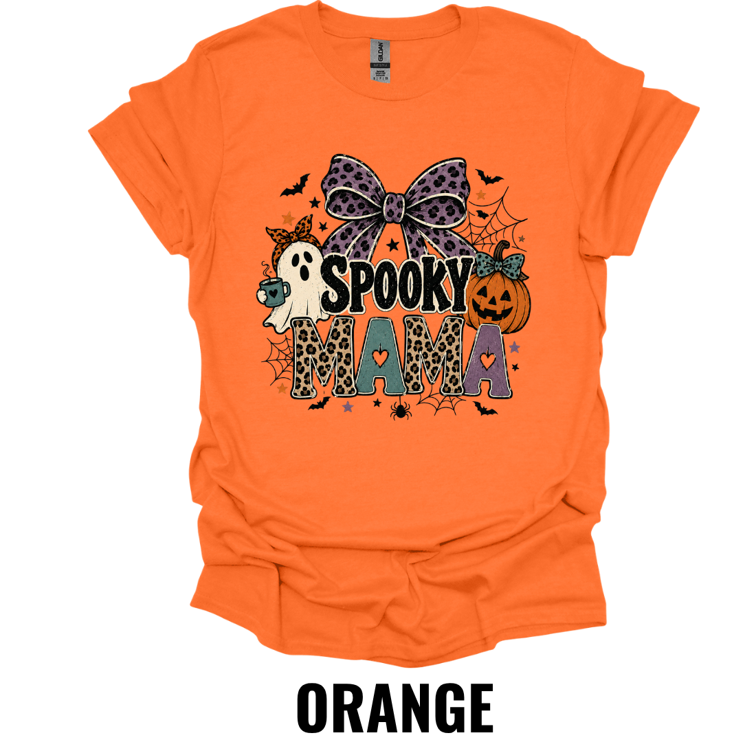 Spooky Mama T-Shirt – Cute Halloween Ghost Tee