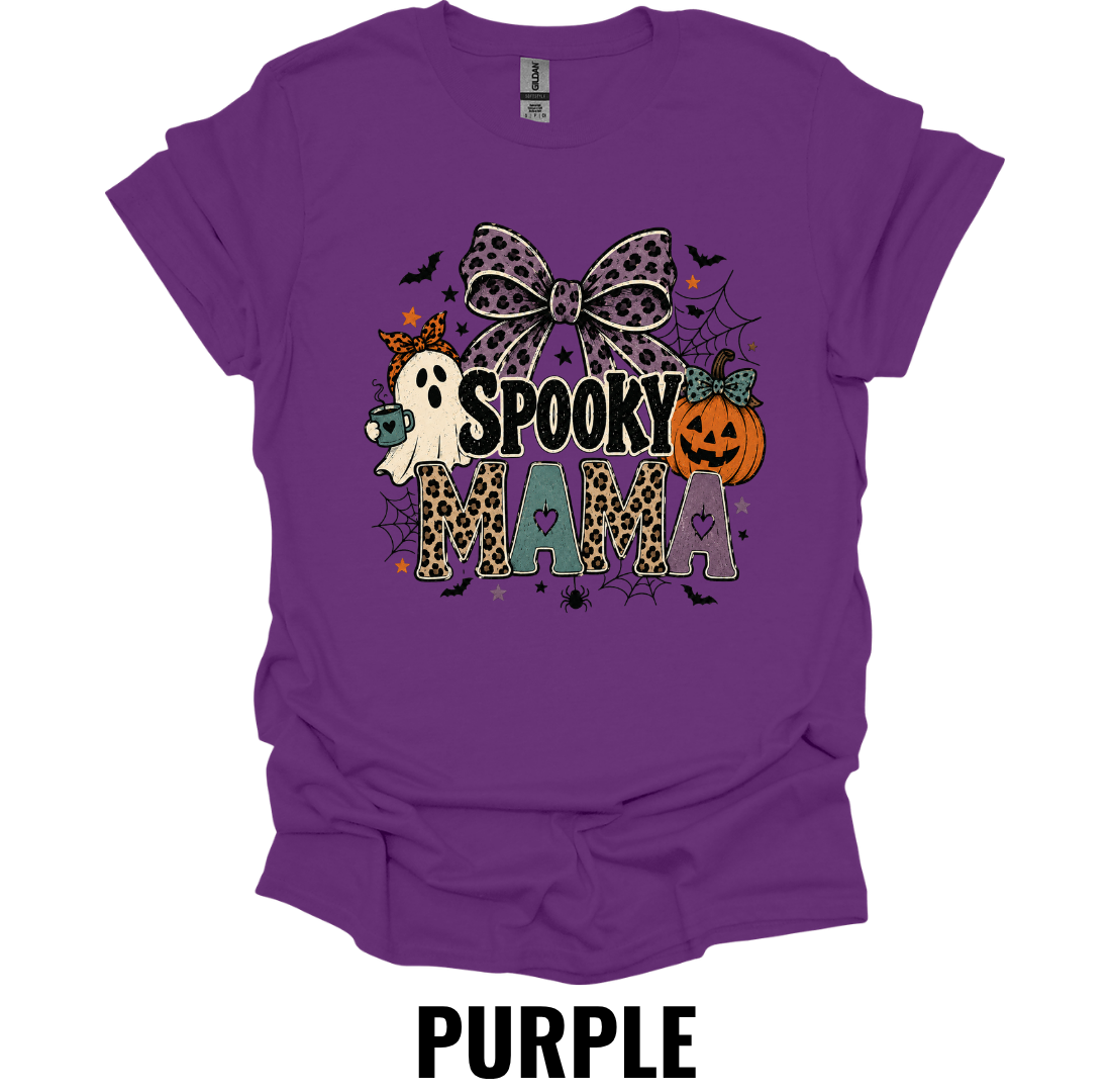 Spooky Mama T-Shirt – Cute Halloween Ghost Tee