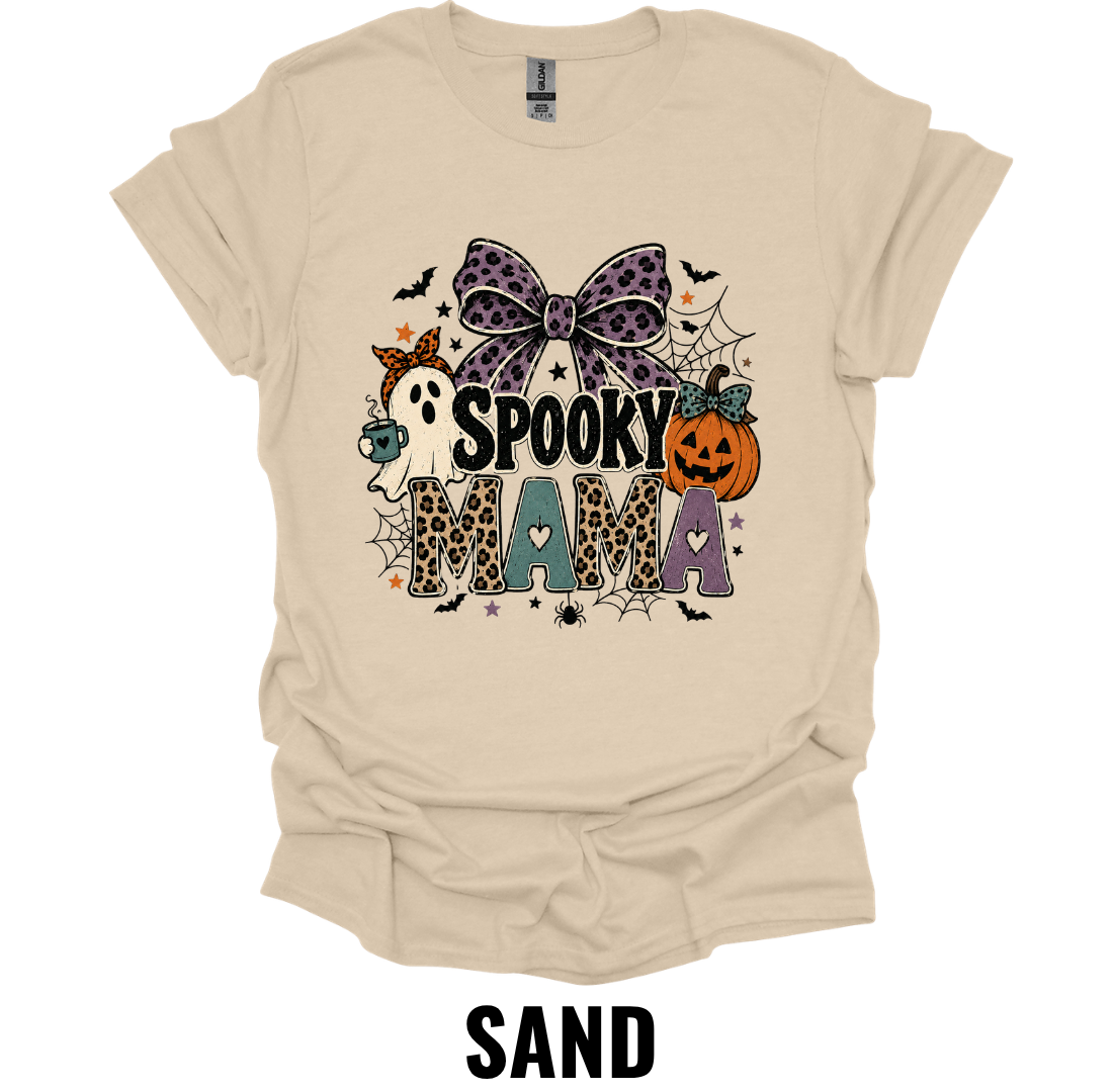 Spooky Mama T-Shirt – Cute Halloween Ghost Tee