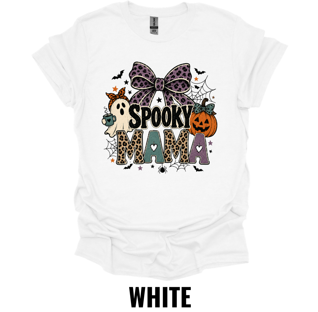 Spooky Mama T-Shirt – Cute Halloween Ghost Tee