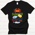 Summer Diet Starts Now Seafood Lover Shirt on Gildan Softstyle Tee